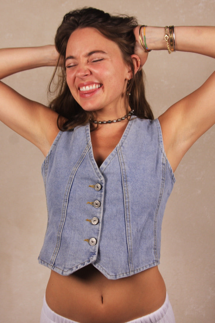 Tate Denim Vest