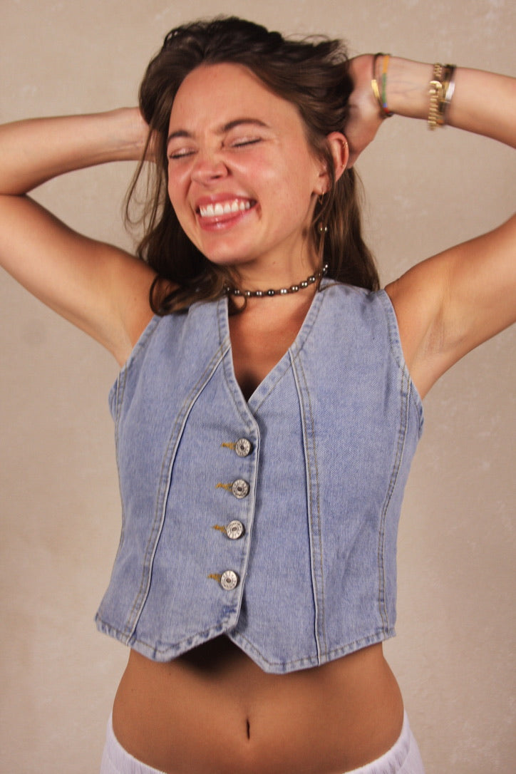 Tate Denim Vest