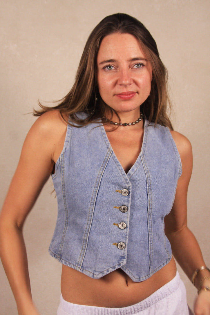 Tate Denim Vest