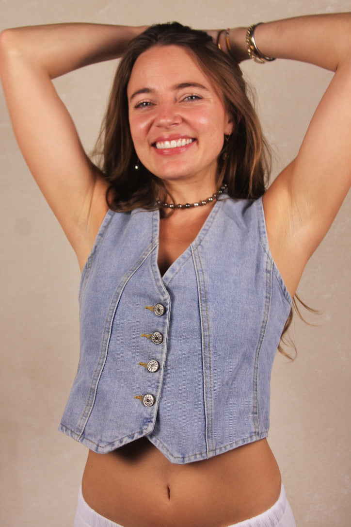 Tate Denim Vest