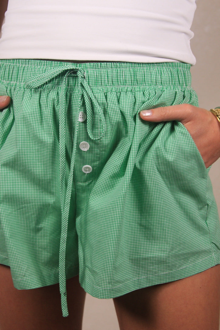 Checkered Boxer Shorts