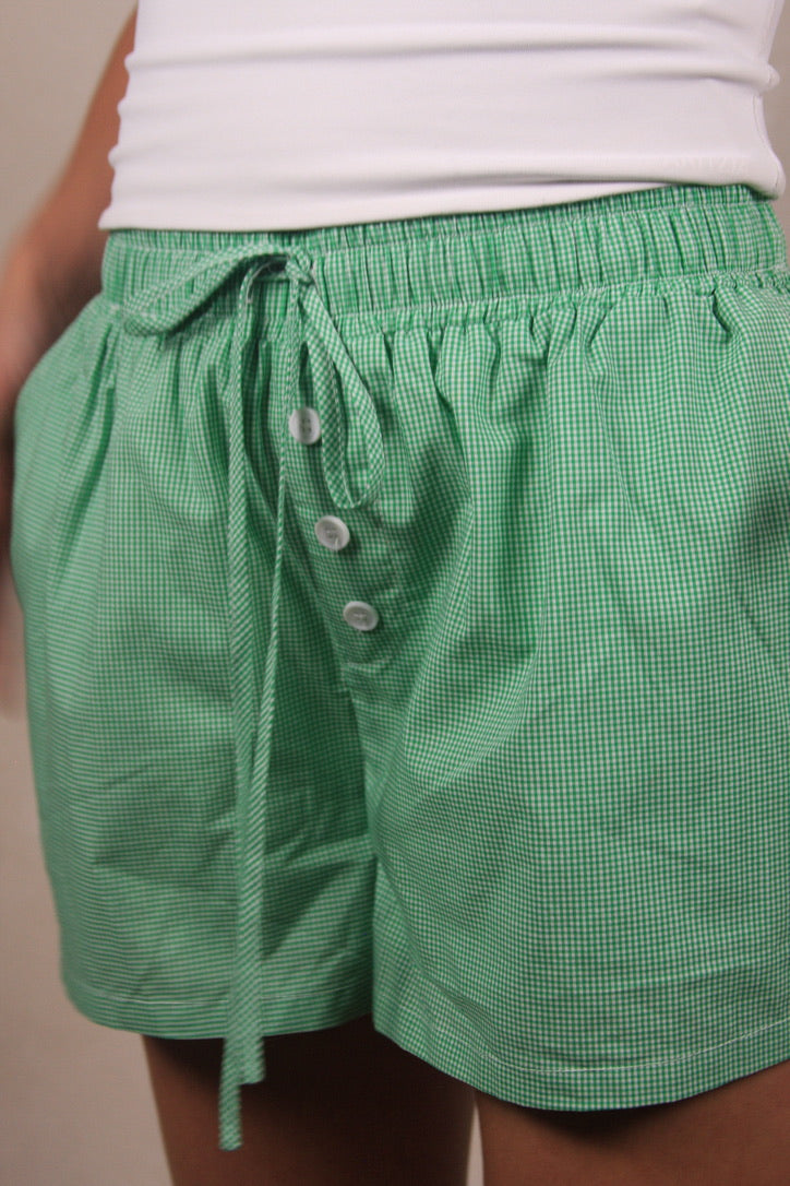 Checkered Boxer Shorts