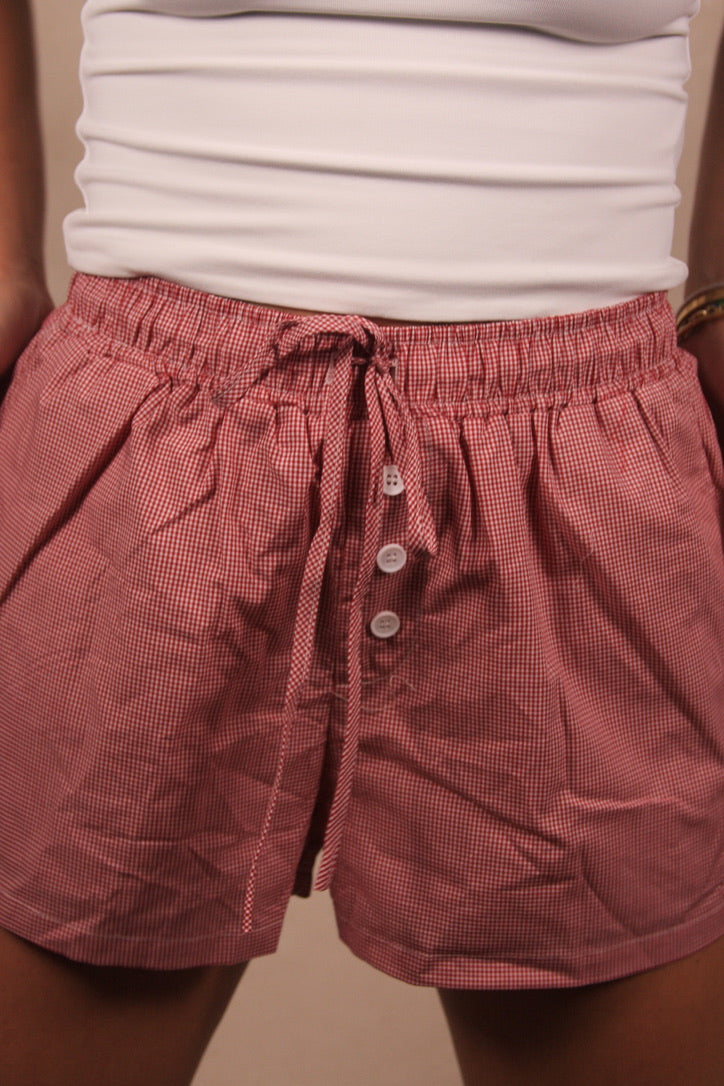 Checkered Boxer Shorts