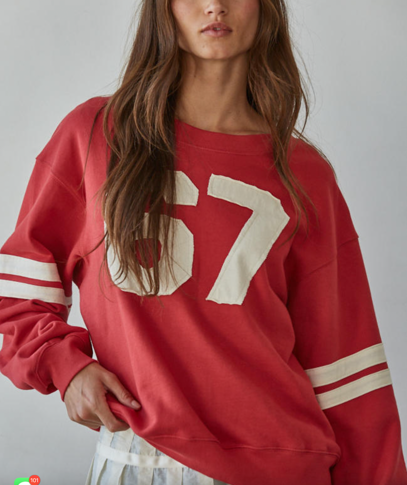 Varsity 67 Pullover Red