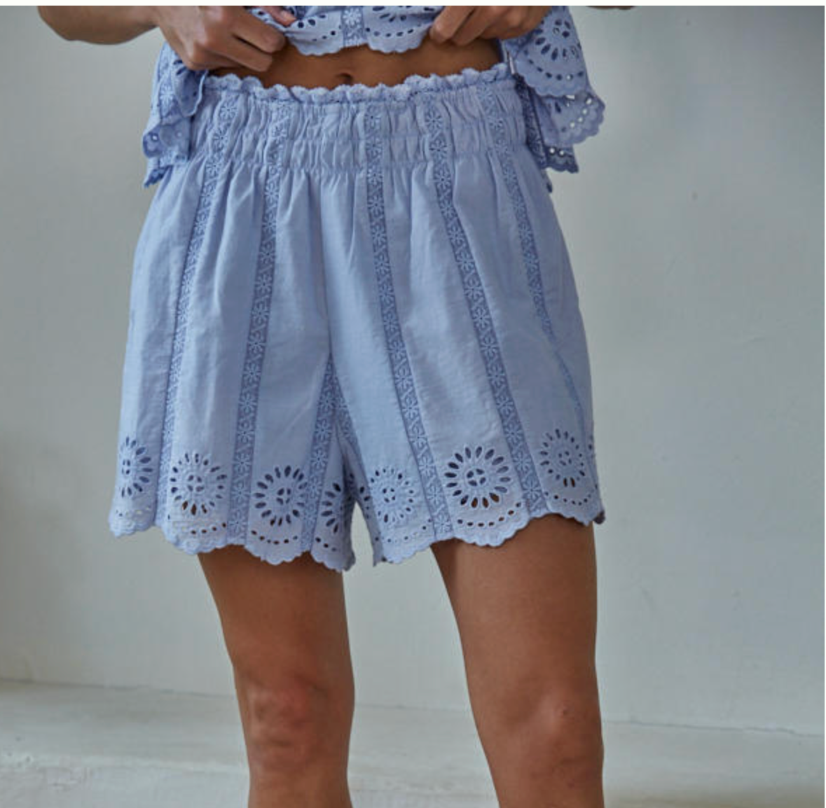 Ansley Eyelet Short