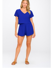 Royal Blue short set