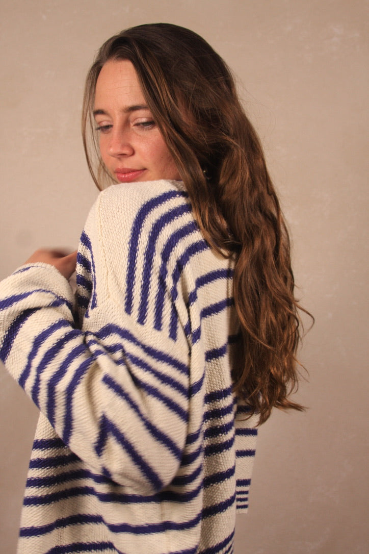 Alder Striped Cardigan