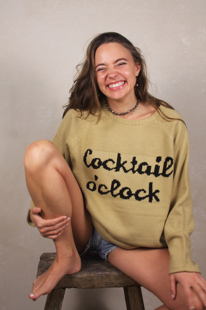 Cocktail O'Clock Knit Sweater
