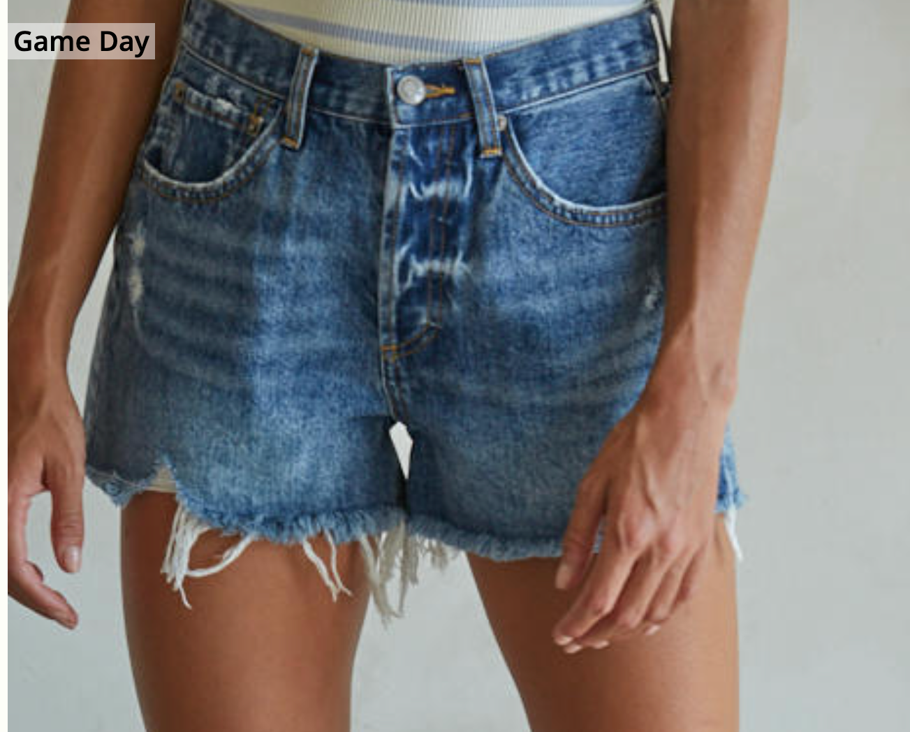 Coast Lines Denim Short