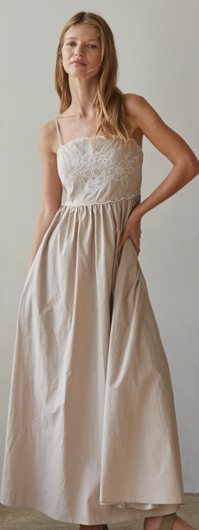 Eloise Embroidered Maxi