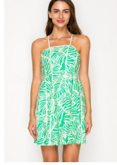 VERDE PALMS MINI DRESS
