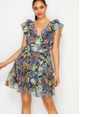 CHROMATIC ODYSSEY SHORT DRESS