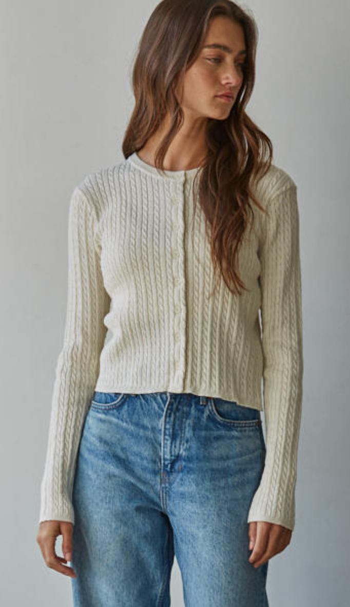 Avon Cable Knit Cardigan